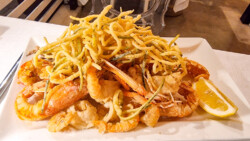 Erstmals in Caorle was frittiertes probiert...