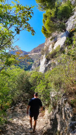 Die zweitblödeste Idee: Den Nietzsche-Weg runter - rauf noch blöder... aber tolle Ausblicke