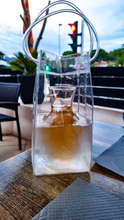 Französischer Rose Hauswein im Le Sémaphore