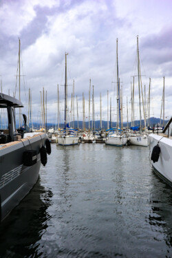 Hier sind noch die kleineren Boote