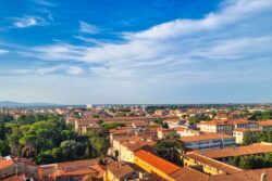 Ausblick vom schiefen Turm