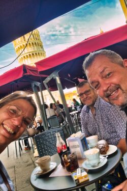 Café in erster Reihe - 5 Euro der Café - aber lohnenswert