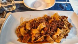 Campingplatz Etruria: Restaurant-Essen: Cinghiale :)