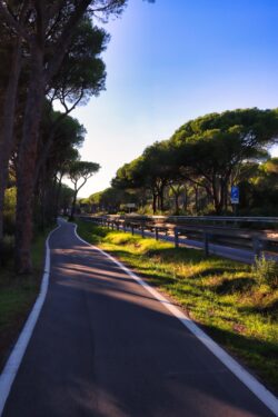 Der Radweg nach Castiglione